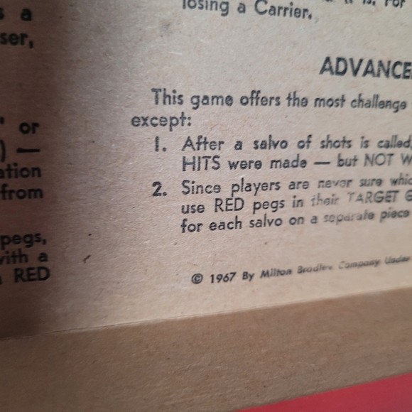 Milton Bradley Original 1st Edition 1967 Battleship Game Complete - Picture 9 of 13